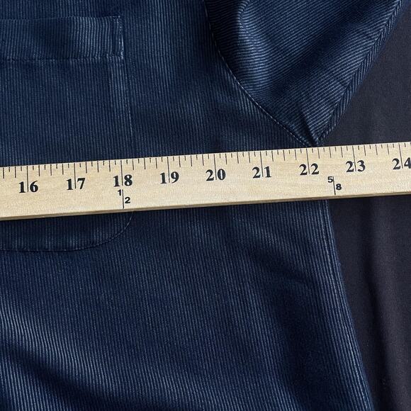South Bay Shirt Mens Medium Blue Embroidered Motorcycle Camp Button Up Pocket - Picture 5 of 8